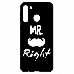 Чехол для Samsung A21 Mr. right - PrintSalon