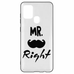 Чехол для Samsung A21s Mr. right - PrintSalon