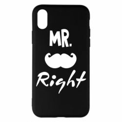 Чехол для iPhone X/Xs Mr. right - PrintSalon
