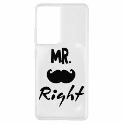 Чехол для Samsung S21 Ultra Mr. right - PrintSalon