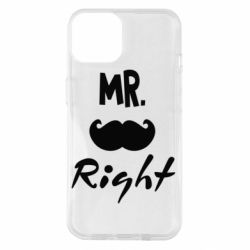 Чехол для iPhone 14 Mr. right - PrintSalon