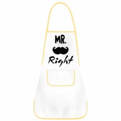 Фартук Mr. right - PrintSalon