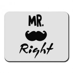 Коврик для мыши Mr. right - PrintSalon