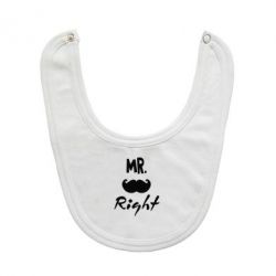 Слюнявчик  Mr. right - PrintSalon