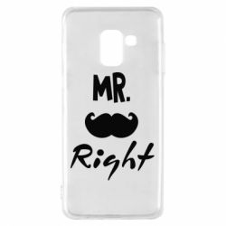 Чехол для Samsung A8 2018 Mr. right - PrintSalon
