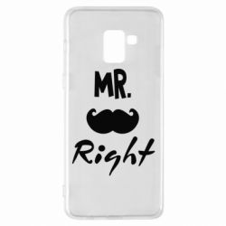 Чехол для Samsung A8+ 2018 Mr. right - PrintSalon