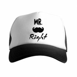 Кепка-тракер Mr. right - PrintSalon