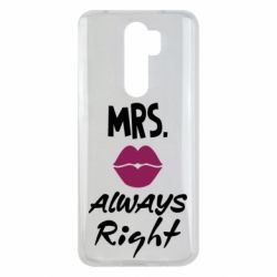 Чехол для Xiaomi Redmi Note 8 Pro Mrs. always right - PrintSalon