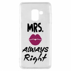 Чехол для Samsung A8 2018 Mrs. always right