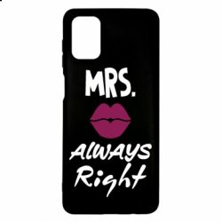 Чехол для Samsung M51 Mrs. always right - PrintSalon