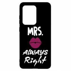 Чехол для Samsung S20 Ultra Mrs. always right - PrintSalon