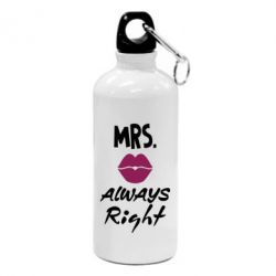 Фляга Mrs. always right - PrintSalon