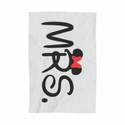 Полотенце с принтом Mrs. - PrintSalon