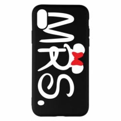 Чехол для iPhone X/Xs Mrs. - PrintSalon
