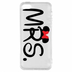 Чехол для iPhone5/5S/SE Mrs. - PrintSalon