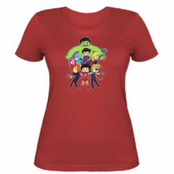 Женская футболка Мститети в сборе - PrintSalon