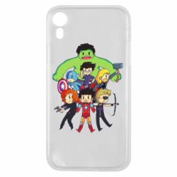 Чехол для iPhone XR Мститети в сборе - PrintSalon