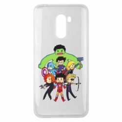 Чехол для Xiaomi Pocophone F1 Мститети в сборе - PrintSalon