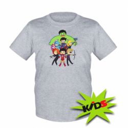 Детская футболка Мститети в сборе - PrintSalon
