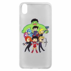 Чехол для Xiaomi Redmi 7A Мститети в сборе - PrintSalon