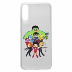 Чехол для Samsung A70 Мститети в сборе - PrintSalon