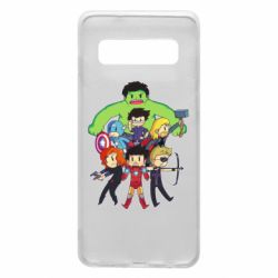 Чехол для Samsung S10 Мститети в сборе - PrintSalon