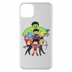 Чехол для iPhone 11 Pro Max Мститети в сборе - PrintSalon