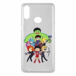 Чехол для Samsung A10s Мститети в сборе - PrintSalon