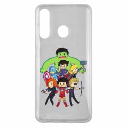 Чехол для Samsung M40 Мститети в сборе - PrintSalon
