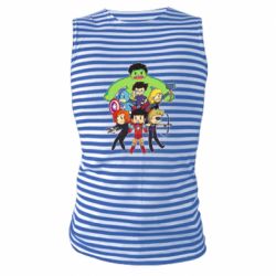 Майка-тельняшка Мститети в сборе - PrintSalon