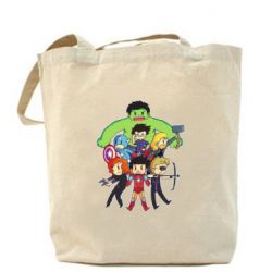 Эко-сумка Мститети в сборе - PrintSalon