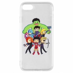 Чехол для iPhone SE 2020 Мститети в сборе - PrintSalon