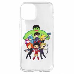 Чехол для iPhone 12 mini Мститети в сборе - PrintSalon