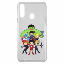 Чехол для Samsung A20s Мститети в сборе - PrintSalon