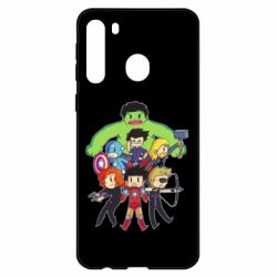 Чехол для Samsung A21 Мститети в сборе - PrintSalon