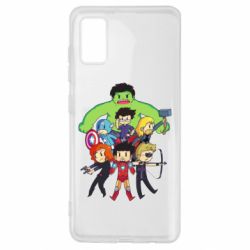 Чехол для Samsung A41 Мститети в сборе