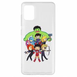 Чехол для Samsung A51 Мститети в сборе - PrintSalon