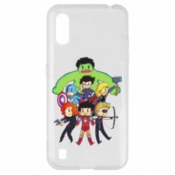 Чехол для Samsung A01/M01 Мститети в сборе - PrintSalon