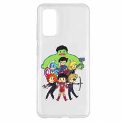 Чехол для Samsung S20 Мститети в сборе - PrintSalon