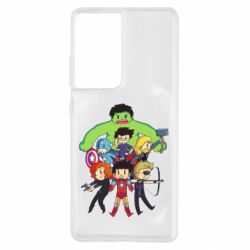 Чехол для Samsung S21 Ultra Мститети в сборе - PrintSalon