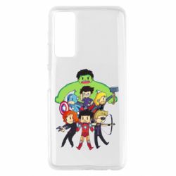 Чехол для Huawei P Smart 2021 Мститети в сборе - PrintSalon