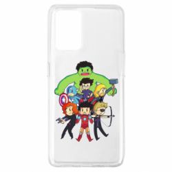 Чехол для Oppo A74 4G Мститети в сборе - PrintSalon