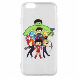 Чехол для iPhone 6/6S Мститети в сборе - PrintSalon