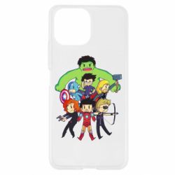 Чехол для Xiaomi Mi11 Lite Мститети в сборе - PrintSalon