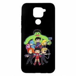 Чехол для Xiaomi Redmi Note 9/Redmi 10X Мститети в сборе - PrintSalon