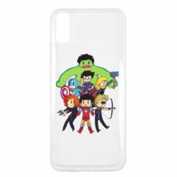 Чехол для Xiaomi Redmi 9a Мститети в сборе - PrintSalon