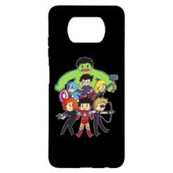 Чехол для Xiaomi Poco X3 Мститети в сборе - PrintSalon