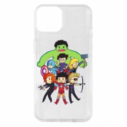 Чехол для iPhone 14 Мститети в сборе - PrintSalon