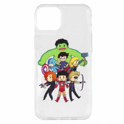 Чехол для iPhone 14 Plus Мститети в сборе - PrintSalon