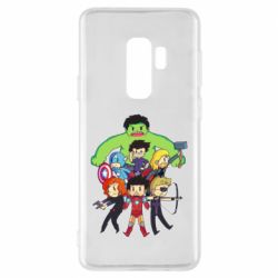 Чехол для Samsung S9+ Мститети в сборе - PrintSalon